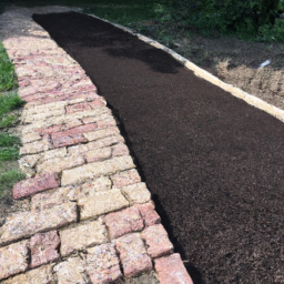 Construction d'allée-chemin en béton lissé Maisons-Laffitte